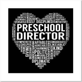 Preschool Director Heart Posters and Art